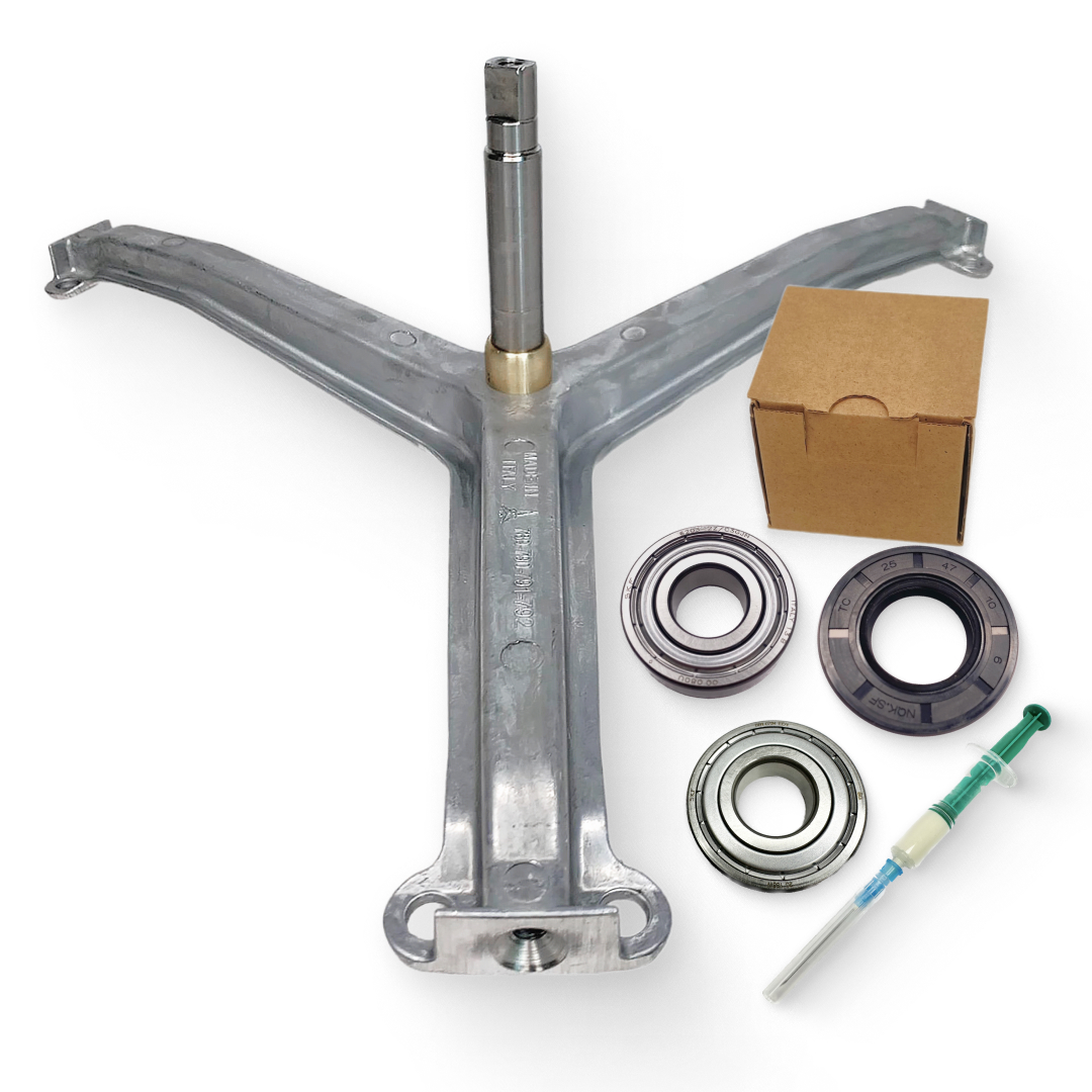 Крестовина + комплект подшипников SKF для стиральной машины Indesit НЕРАЗБОРНЫЙ БАК, C00113810, COD792, в бак 096198