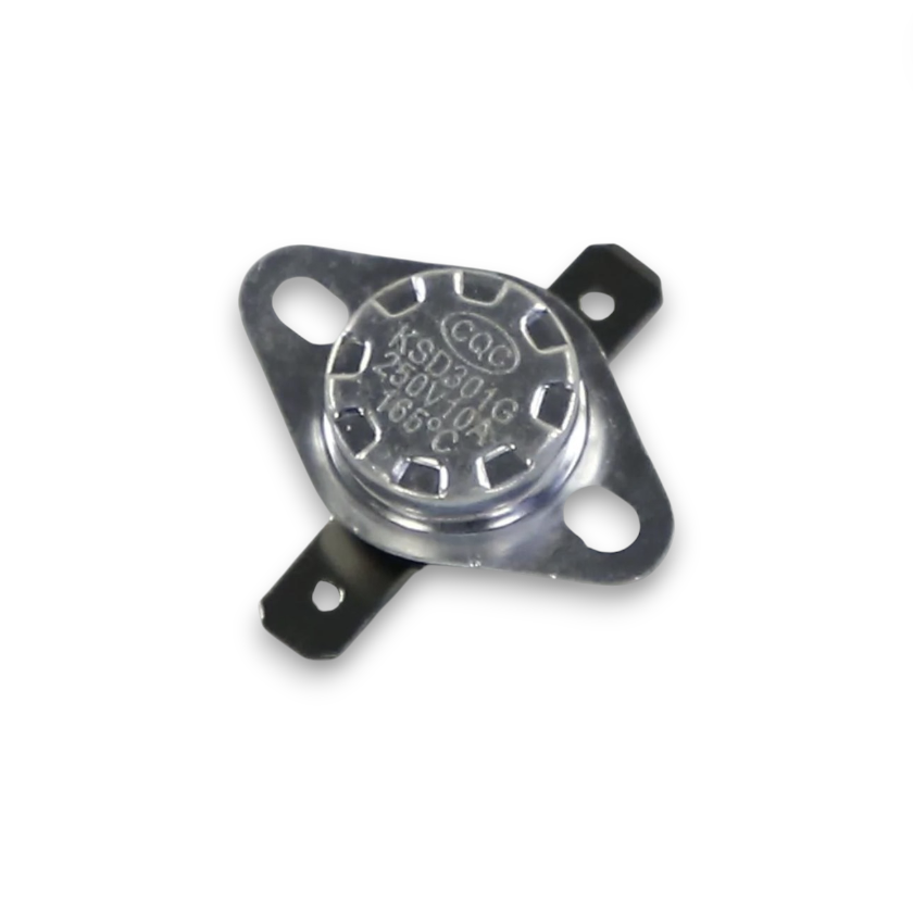 Термостат биметаллический 10 ампер 165C 250 вольт NC для бытовых приборов TCH003-12