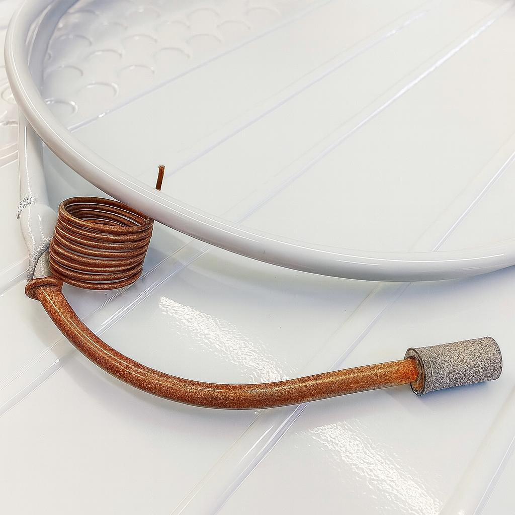 Испаритель холодильника ВТО 1000х510, 1-кан с капил, витрина Атлант ШВУ-0,4 Муром