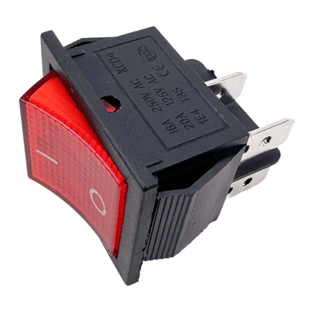 Выключатель Thermex одноклавишный 26*31мм, 16А, 250V, 2 положения, 66449