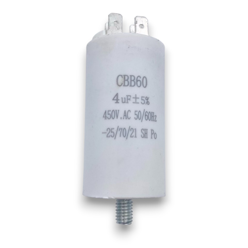 Конденсатор пусковой 4 мкФ 450V под винт М8
