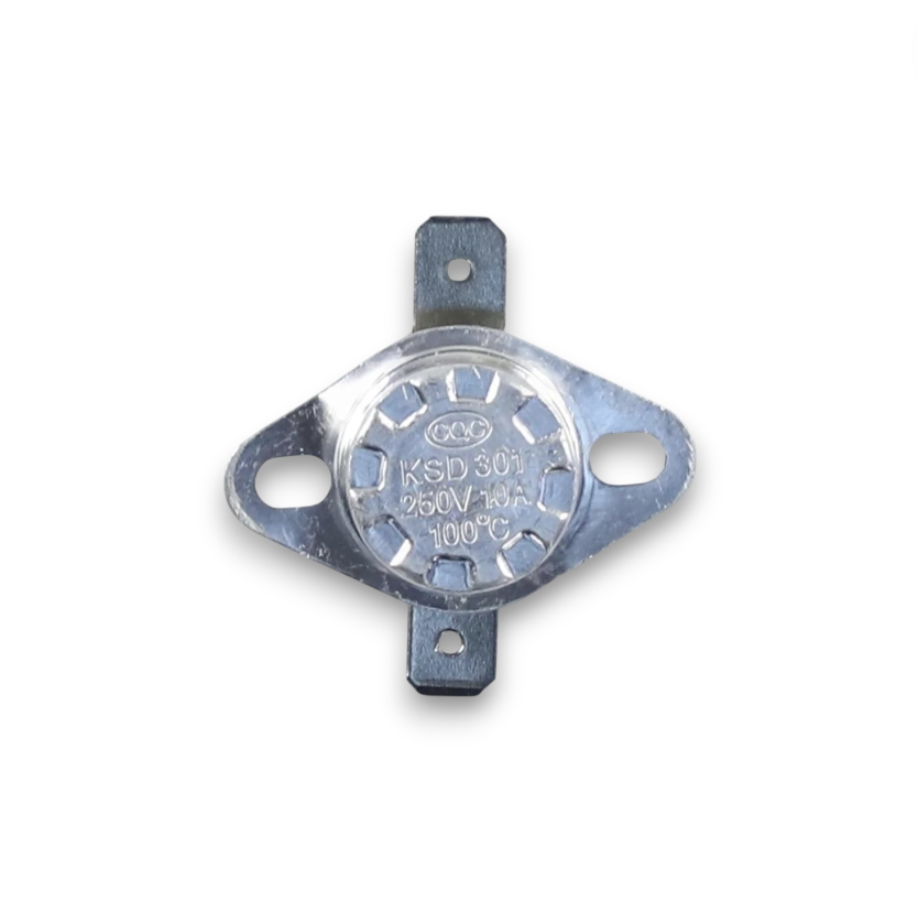 Термостат биметаллический 10 ампер 100C 250 вольт NC для бытовых приборов TCH003-1