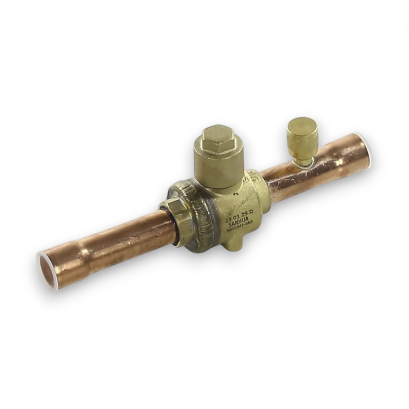 Вентиль шаровой SANHUA Ø 5/8 дюйма со штуцером SBV(M)-JA5