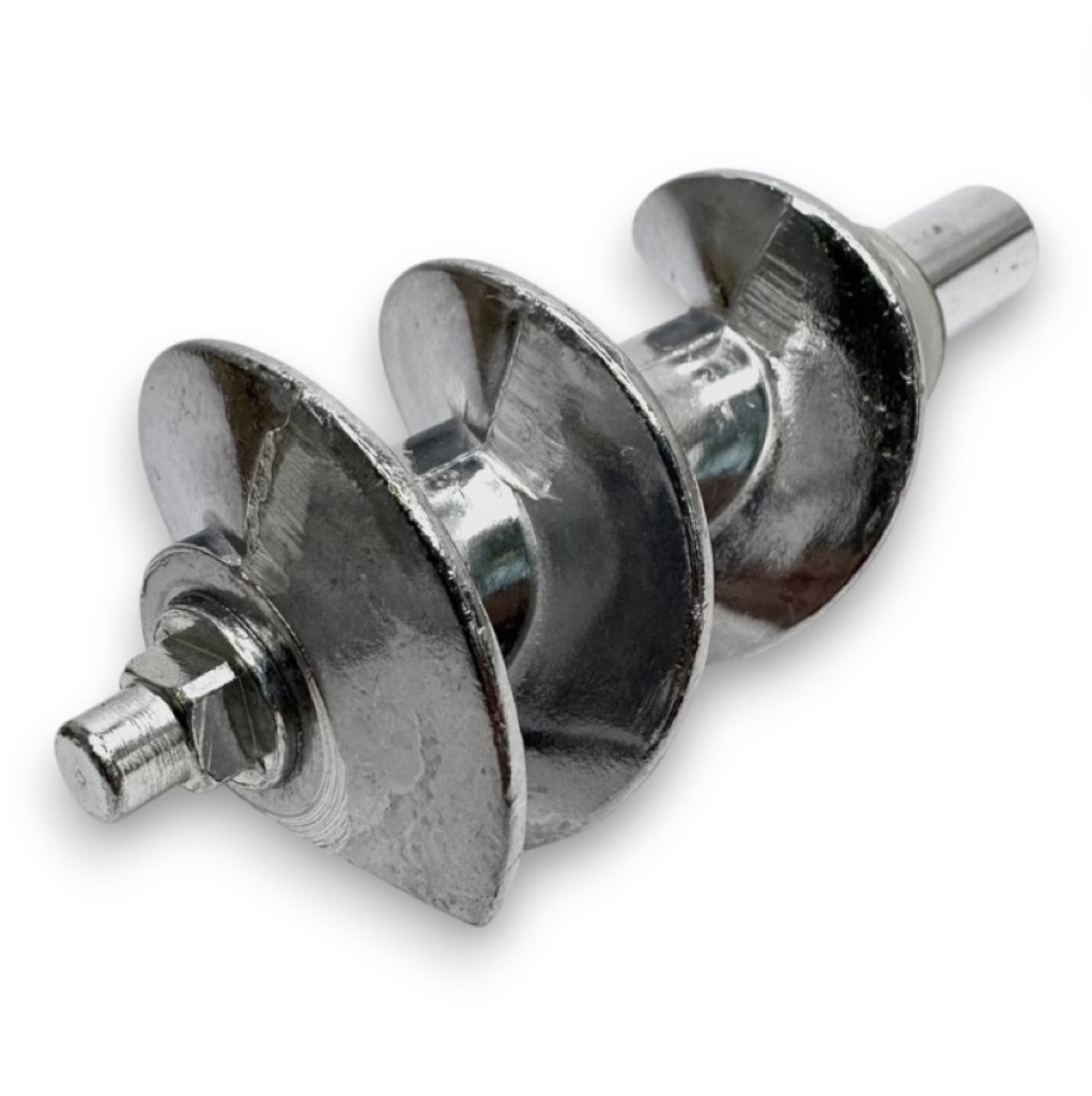 Шнек мясорубки Panasonic МЕТАЛЛ с пластиковой прокладкой и стопорным кольцом, под нож 4гр.