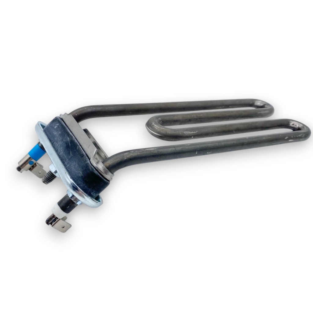 ТЭН для стиральной машины Indesit, Ariston, Whirlpool 2000W L-195мм, изогнутый, без отверстия