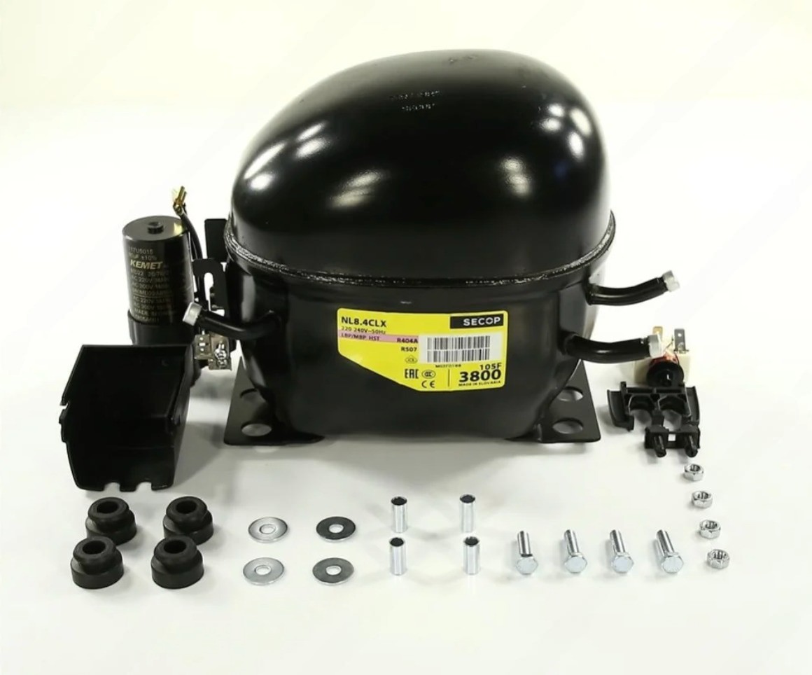 Компрессор Secop NL8.4CLX 422 Вт, R‑404A, LBP, Словакия