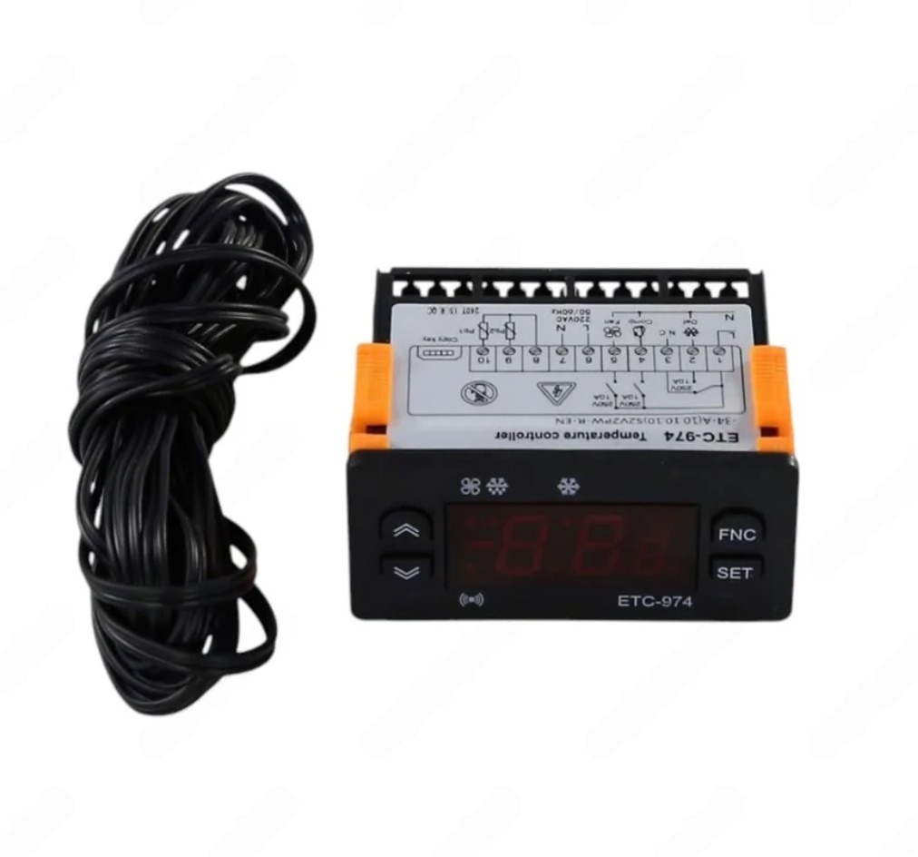 Блок управления Poletron ETC 974 2 датчика 3 реле 10A, RF07A15