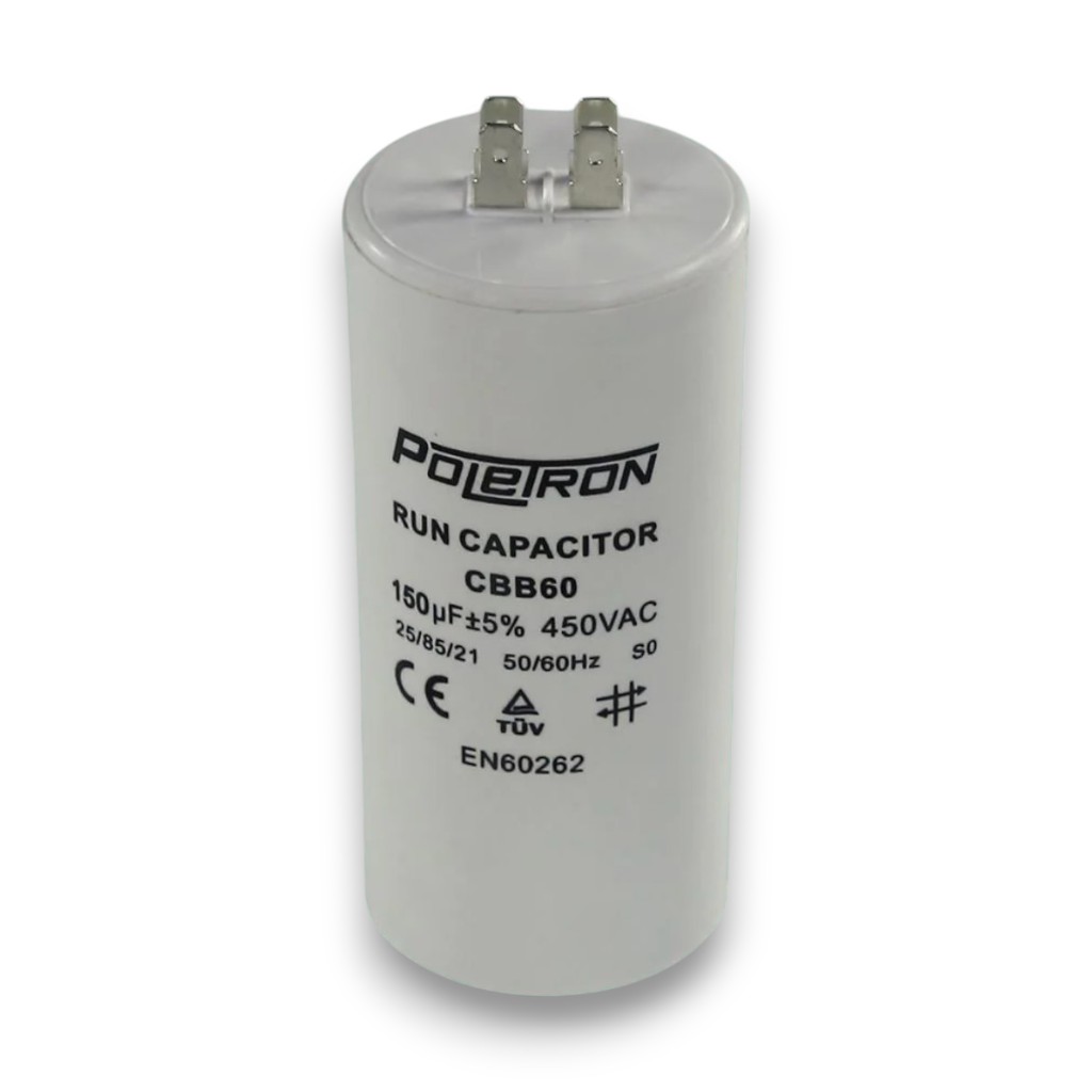 Конденсатор CBB60 150 мкф 450V пластик CAP547UN