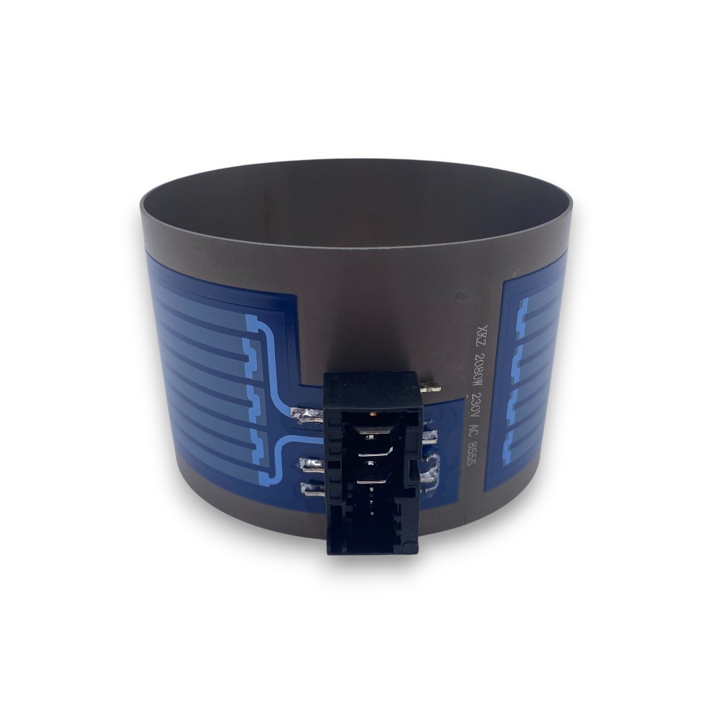 ТЭН посудомоечной машины Bosch 2080W Ø=85мм H=55мм, 24,5 Om C клемнной колодкой, на большой насос