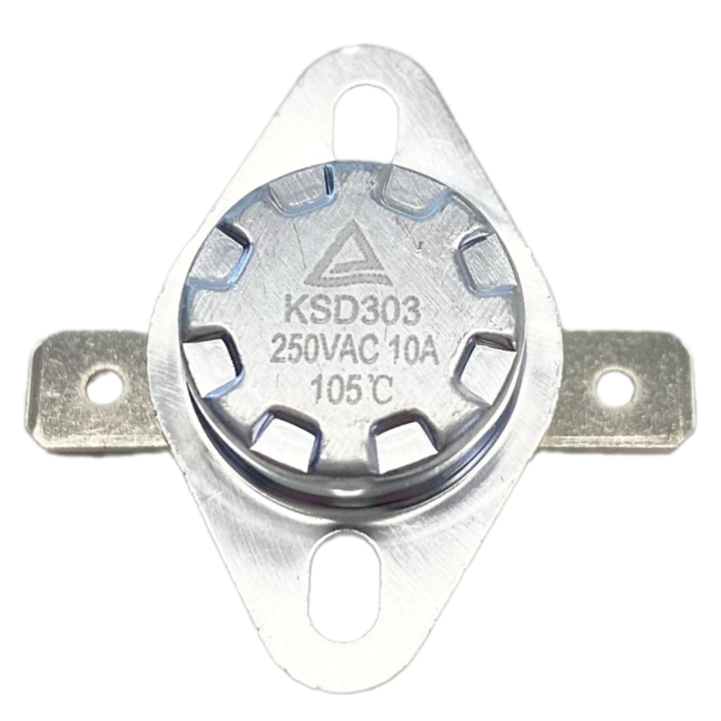Термостат биметаллический KSD303 10A, 105°С, самовозвратный Ariston, Thermex, 310105 Термостат биметаллический KSD303 10A, 105°С, самовозвратный Ariston, Thermex, 310105