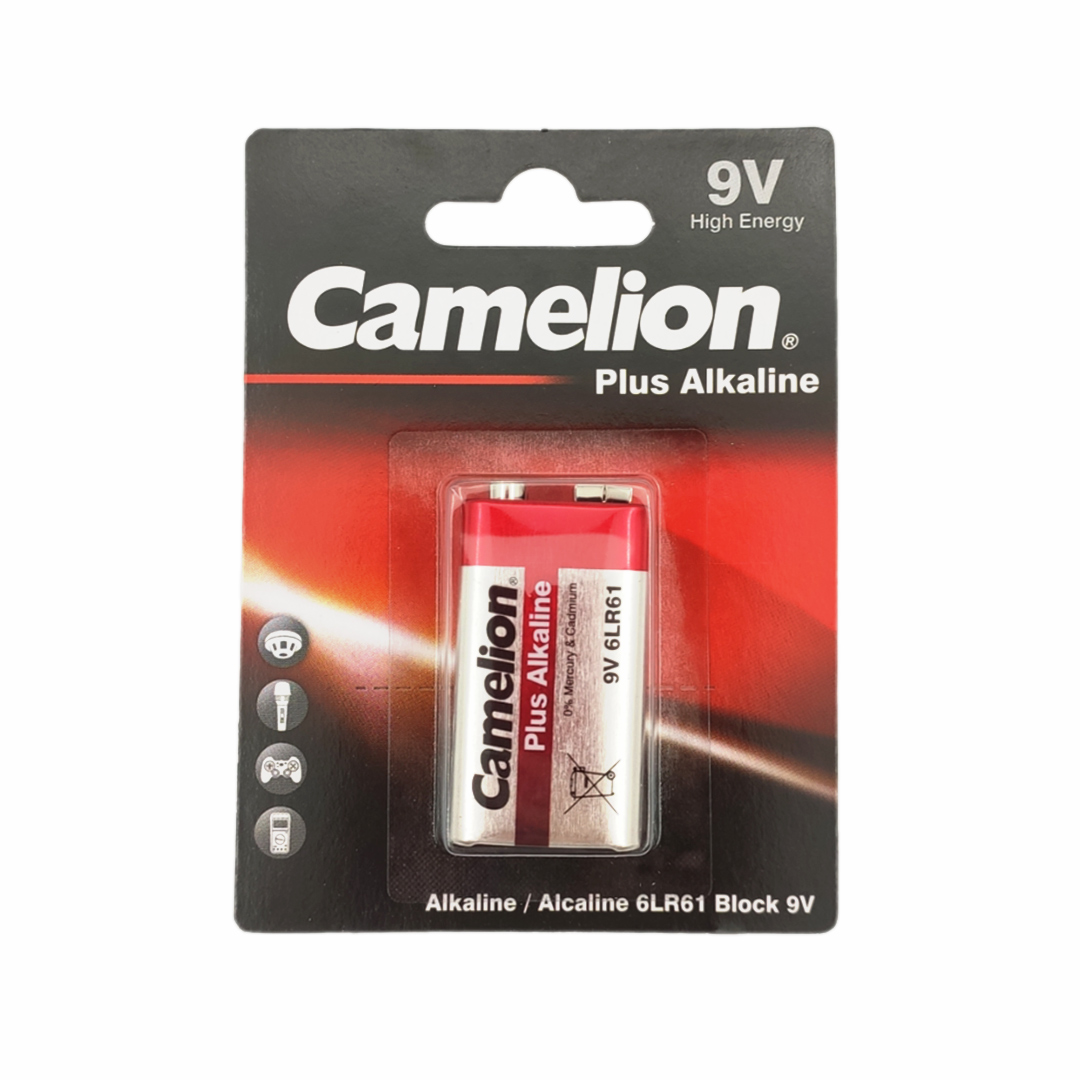 Элемент питания алкалиновый Крона 6LR61 6LR61-BP1 550 мА*ч Camelion 1655