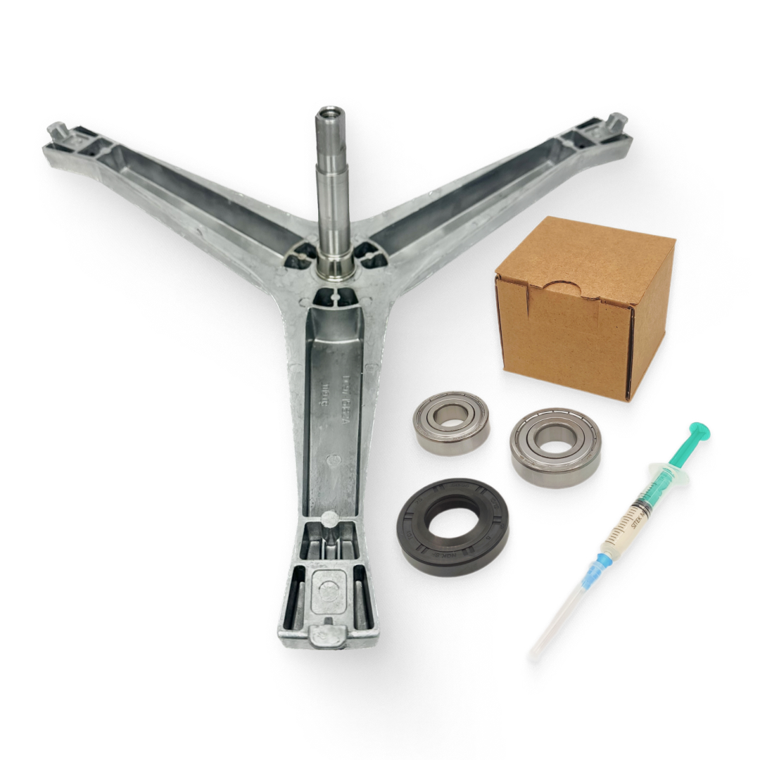 Крестовина + комплект подшипников SKF для стиральной машины Samsung Diamond EBI741 вал 107 мм DC97-15182A