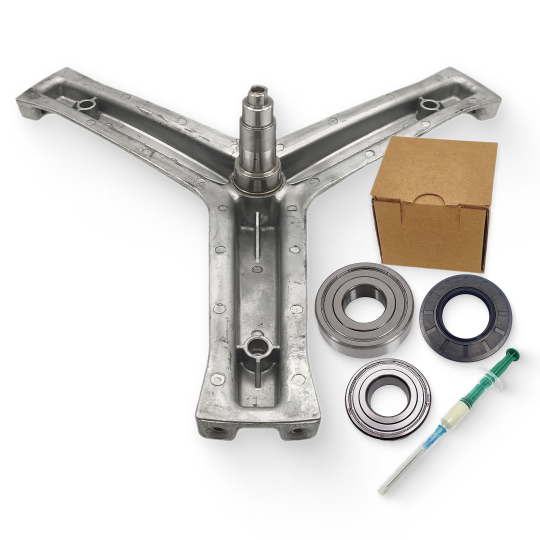 Крестовина + комплект подшипников SKF для стиральной машины Haier, вал 88 мм, 305-306 0020100452