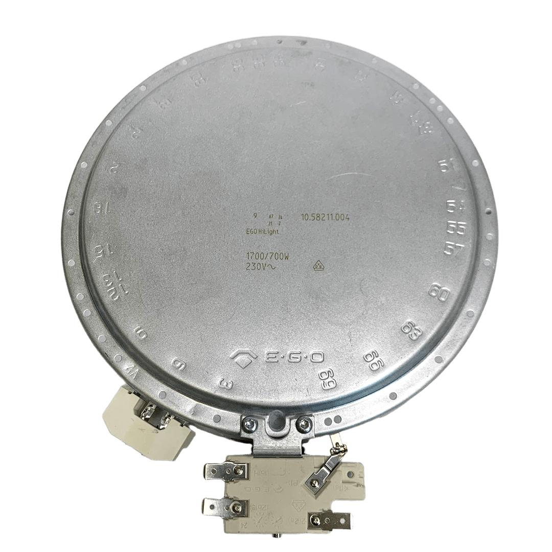 Конфорка двухзонная Dexp стеклокерамика 1700/700 Вт, Ø200 мм, 20022150758