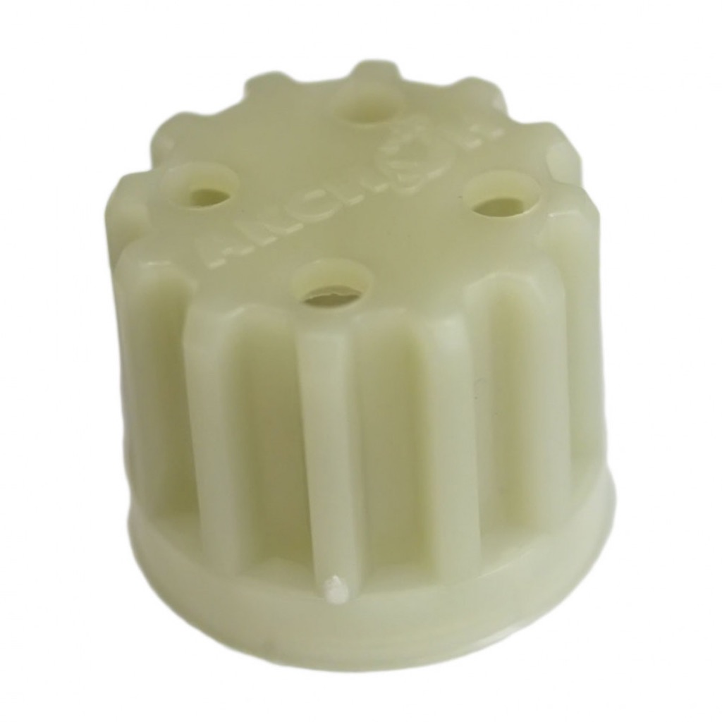 Втулка шнека мясорубок Бриз, Аксион, с отверстиями, D25мм, d17мм, h20мм, 12 зубцов