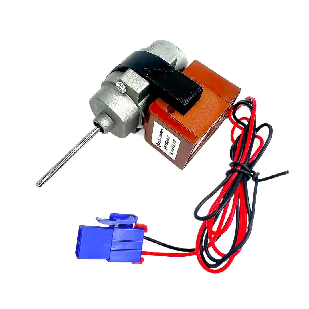 Двигатель вентилятора холодильника Bosch, 601067 100 мм, шток 38 мм, Ø3мм