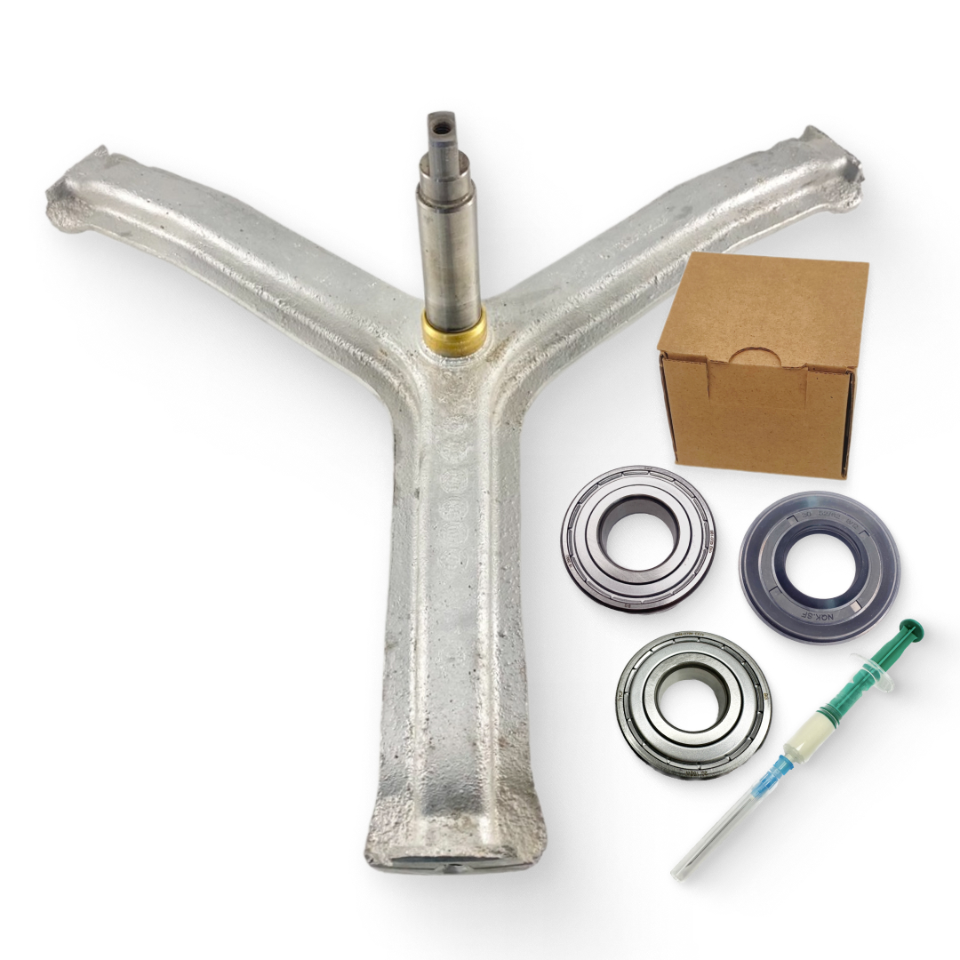 Крестовина + комплект подшипников SKF стиральной машины Indesit установлена в баке C00145181, 259987, 482000030001, 210154228