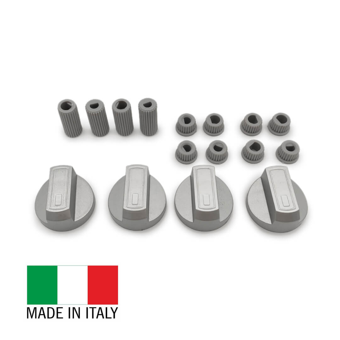 Ручка плиты универсальная, серебро, Spain, комплект 4 штуки