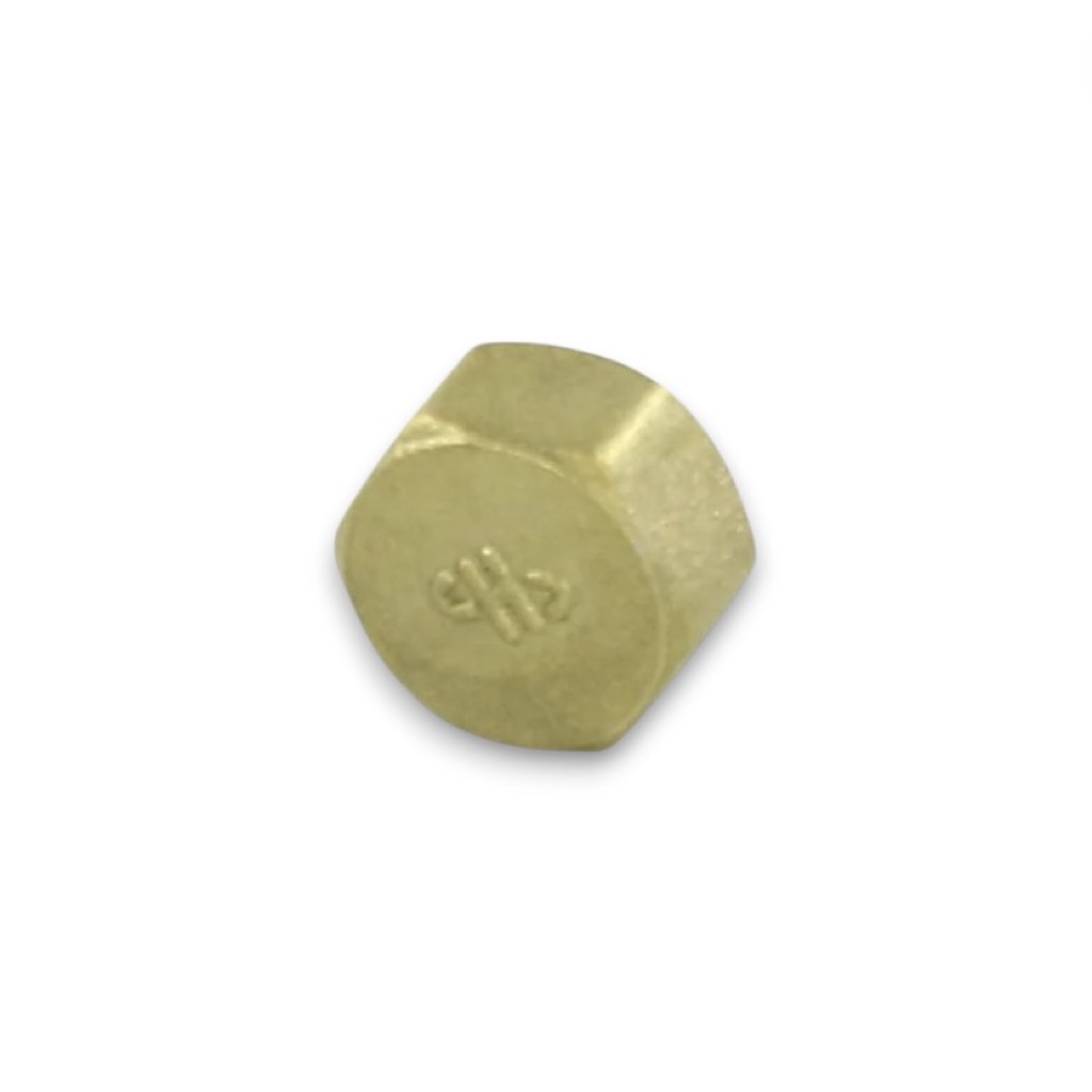 Заглушка на трубу D3/8 резьбовая KTF-DN10-01 18389 для герметизации труб, диаметр 9.52 мм