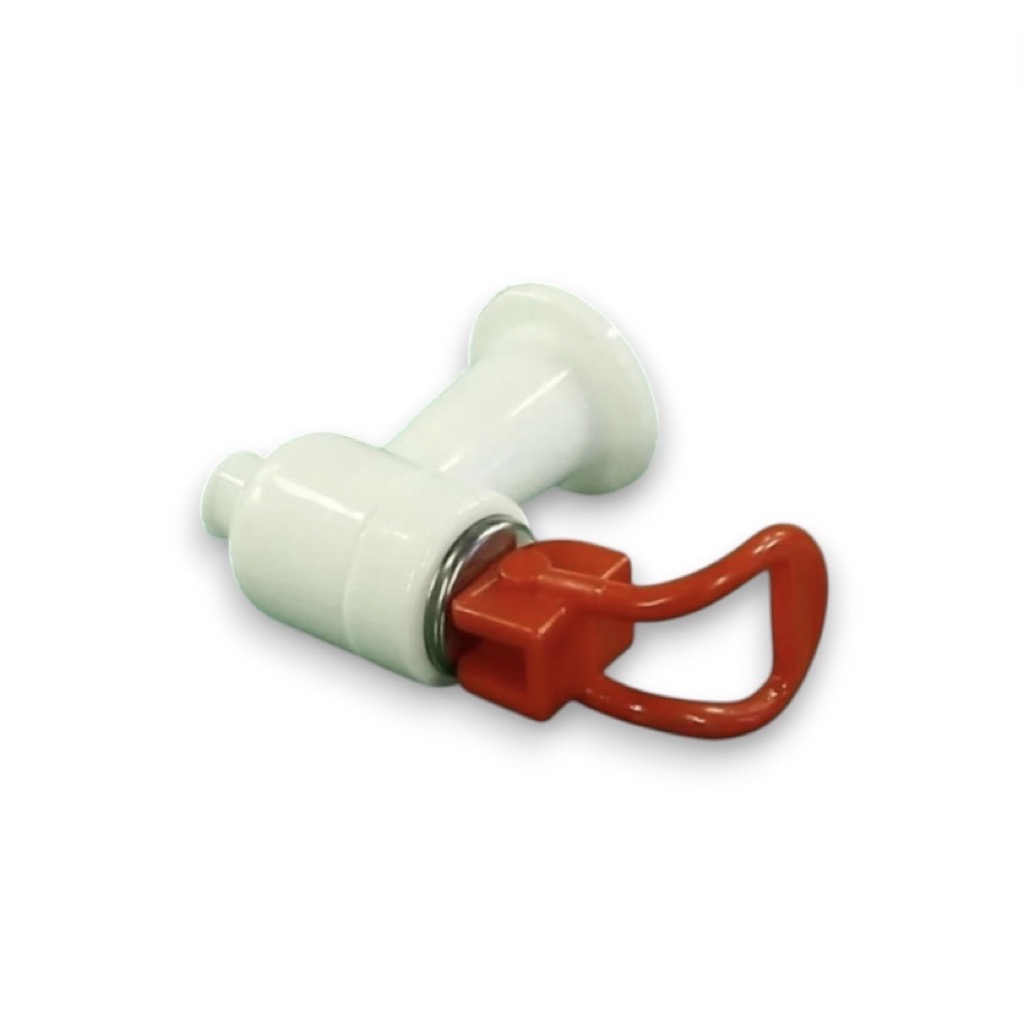 Кран кулера горячей воды, внутренняя резьба, красный, 16856 KL004-1