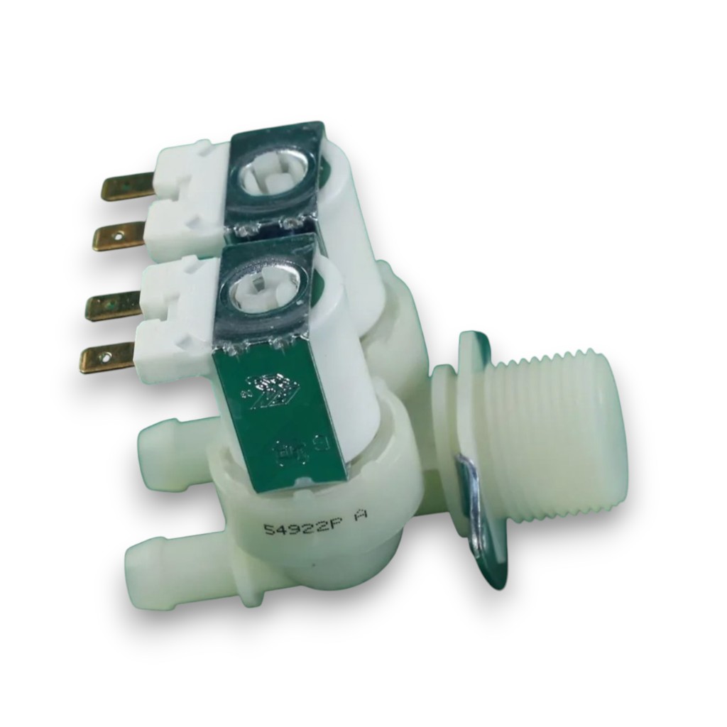 Заливной клапан стиральной машины 2 180˚ D-12мм клеммы 220V T&P VAL020UN, 00208048