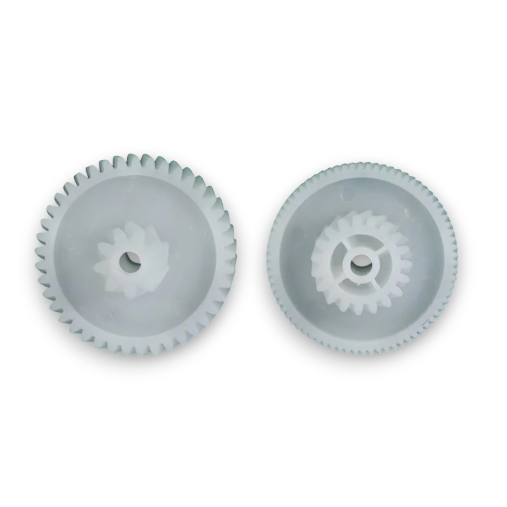 Шестеренка мясорубки Binatone D-66/23мм H32мм z41/9 D-63/32мм H28мм z74/19 комплект 2шт ZL011