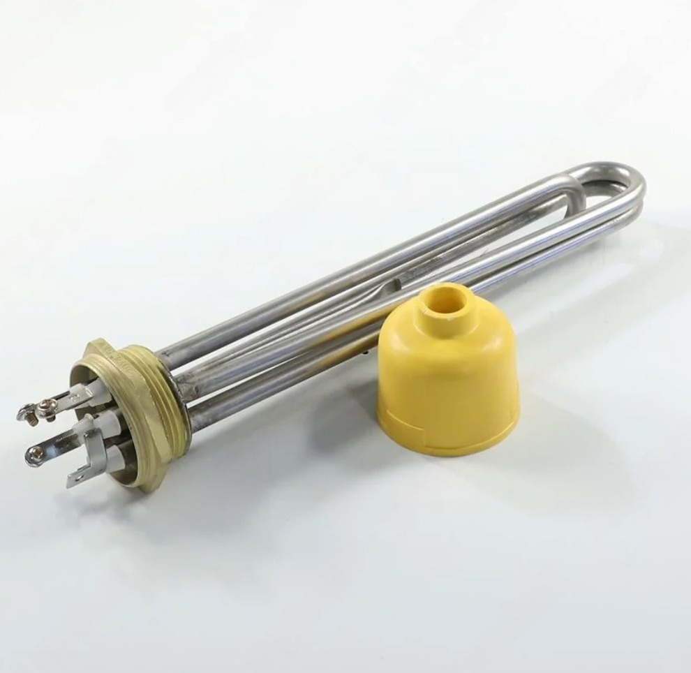 ТЭН водонагревателя 3000W 220V D-48мм анод M6 L-255мм медь клеммы Thermowatt Indesit, Ariston WTH015UN