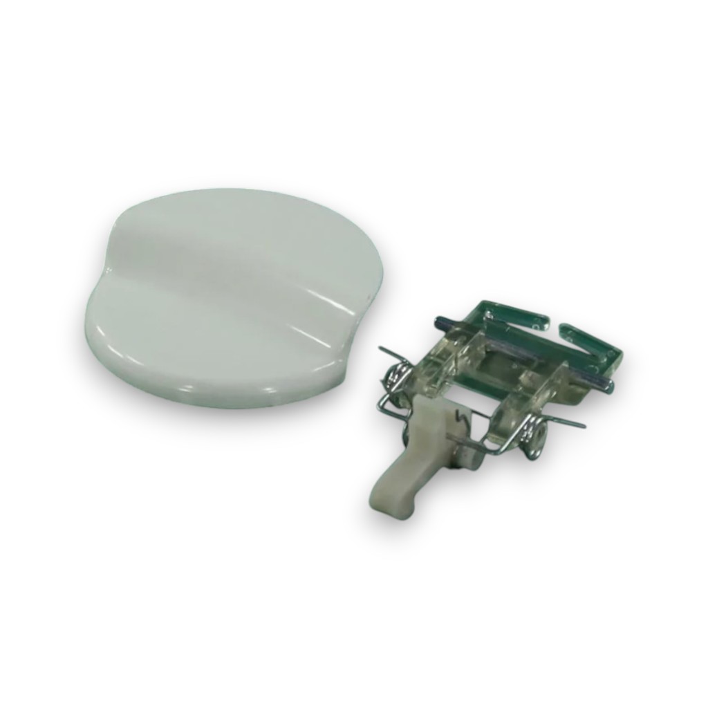 Ручка люка для стиральной машины Ardo белая, 719004100, комплект, подходит для моделей Ardo DHL009AD