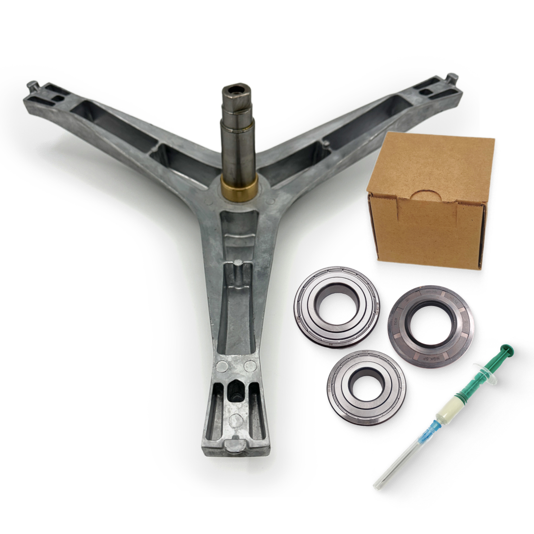 Крестовина + комплект подшипников SKF для стиральной машины Samsung DC60-16667B, DC97-16580A, 205/206 вт Ø35мм Вал 97,7мм