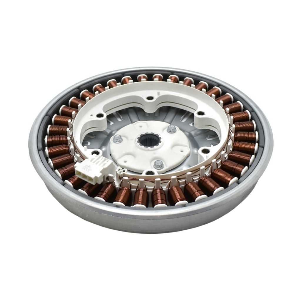 Мотор стиральной машины LG прямой привод В СБОРЕ (РОТОР + СТАТОР ) БЕЗ ТАХО ДАТЧИКА AJB73816009+AGF76558647, AGF76558646