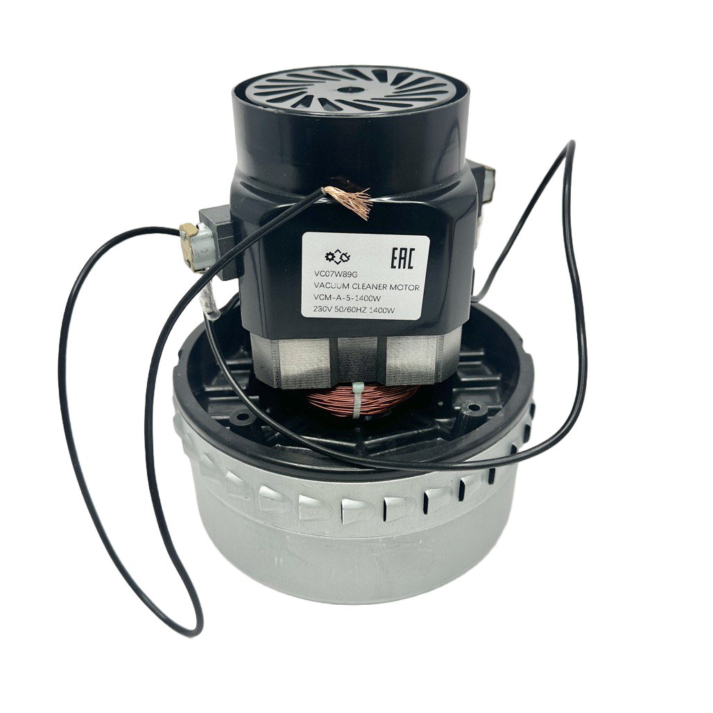 Двигатель пылесоса моющий 1400W H=167мм Ø=144мм, VCM-A-5-1400W