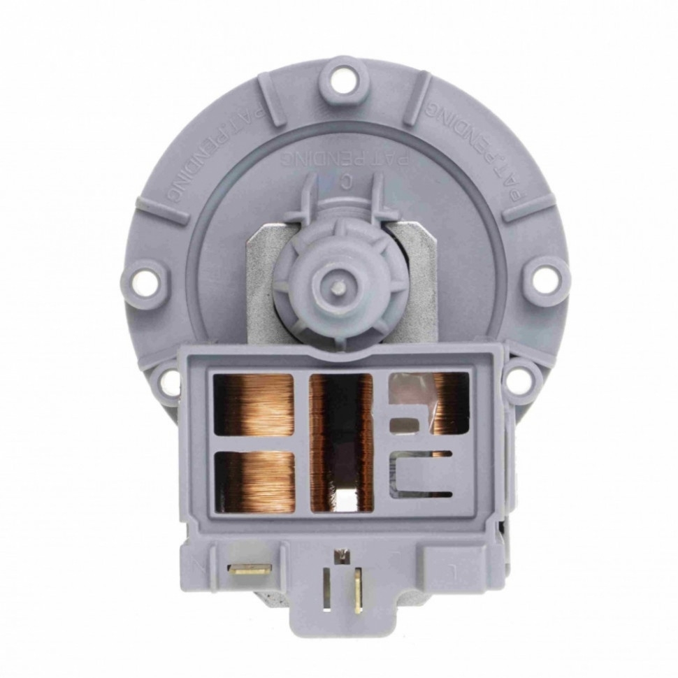 Сливной насос стиральной машины LG, Samsung, Zanussi, Атлант, Askoll 290681, 30W, 3 винта, PMP007UN