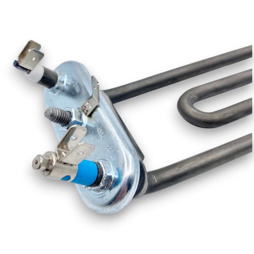 ТЭН для стиральной машины Indesit, Ariston, Whirlpool 2000W L-195мм, изогнутый, без отверстия