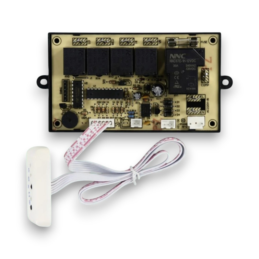 Пульт кондиционера с платой QD-U02B+ 1 температурный датчик тепло/холод RF11B08
