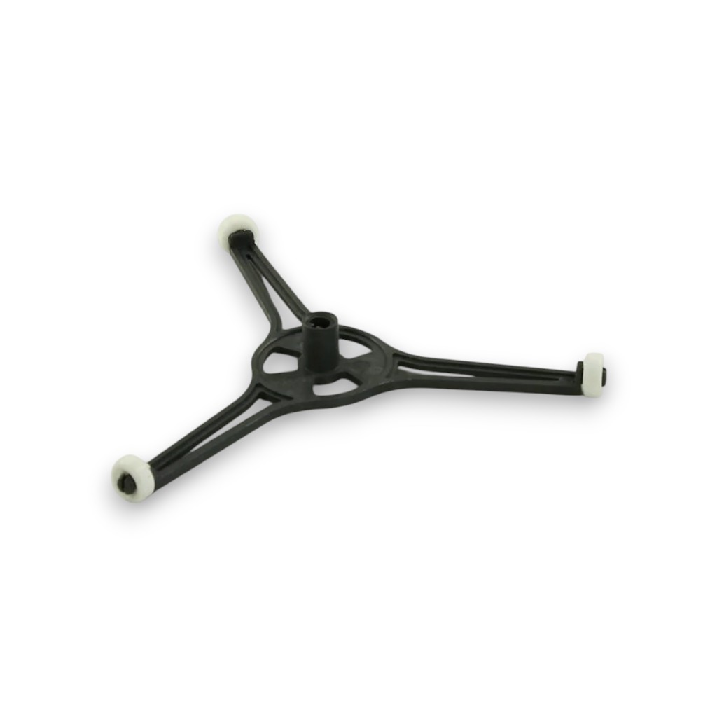 Кольцо вращения (суппорт, ролик, роллер) для микроволновки (СВЧ-печи) R 90мм Ø14мм для тарелки Ø272мм Whirlpool 482000091204