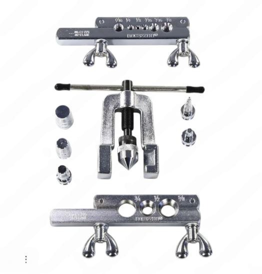 Вальцовка DSZH-CT-275L 2 плашки 3/16-3/4 дюйм пластиковый кейс Вальцовка DSZH-CT-275L 2 плашки 3/16-3/4 дюйм пластиковый кейс