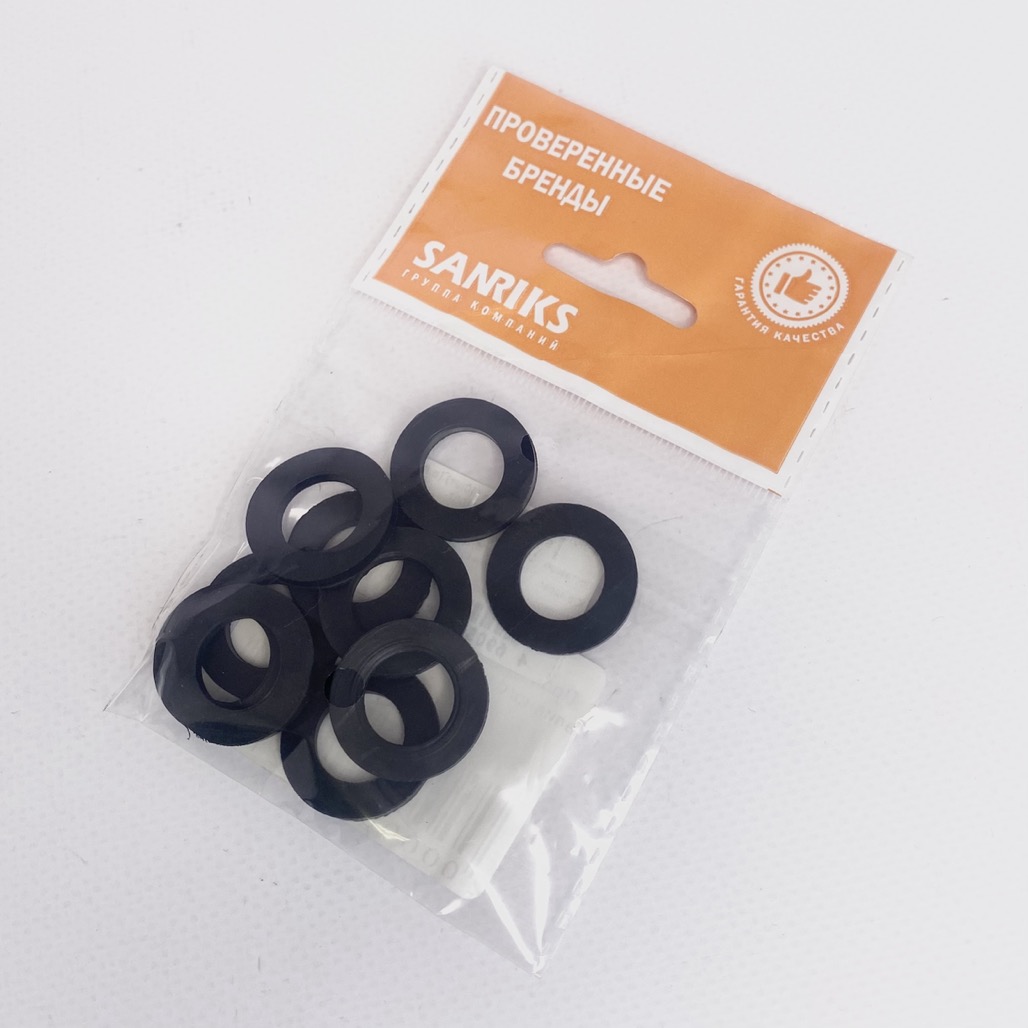 Прокладка резиновая 3/4 (для заливного шланга), упаковка 10 шт.