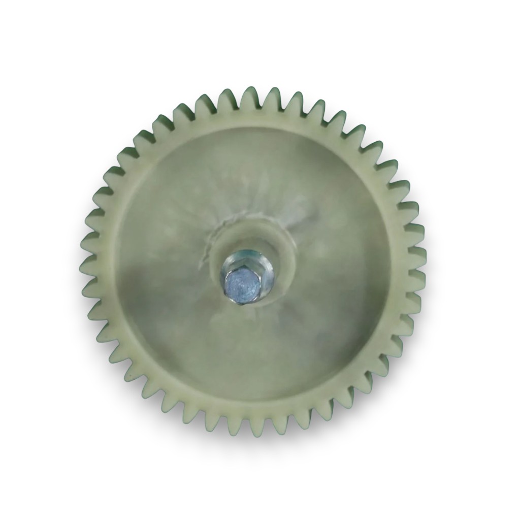 Шестеренка мясорубки D-78/12мм h73мм z44 прямой металлический вал внешний шестигран 8мм PS007-1, CH004 042А