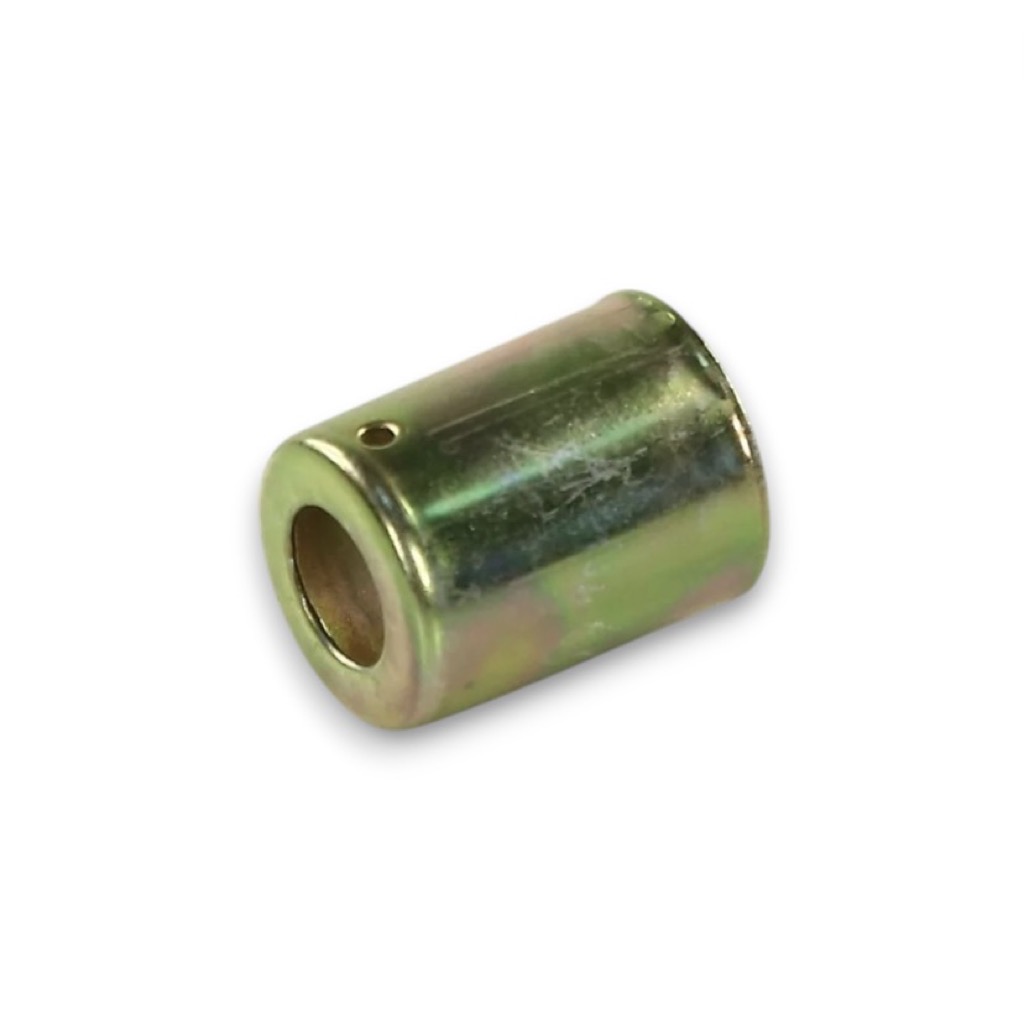 Фитинг для автокондиционера обжимной стакан алюминий, под толстостенные шланги, D26 мм, выход 14,7 #10, 17958 G10 RC-U07067