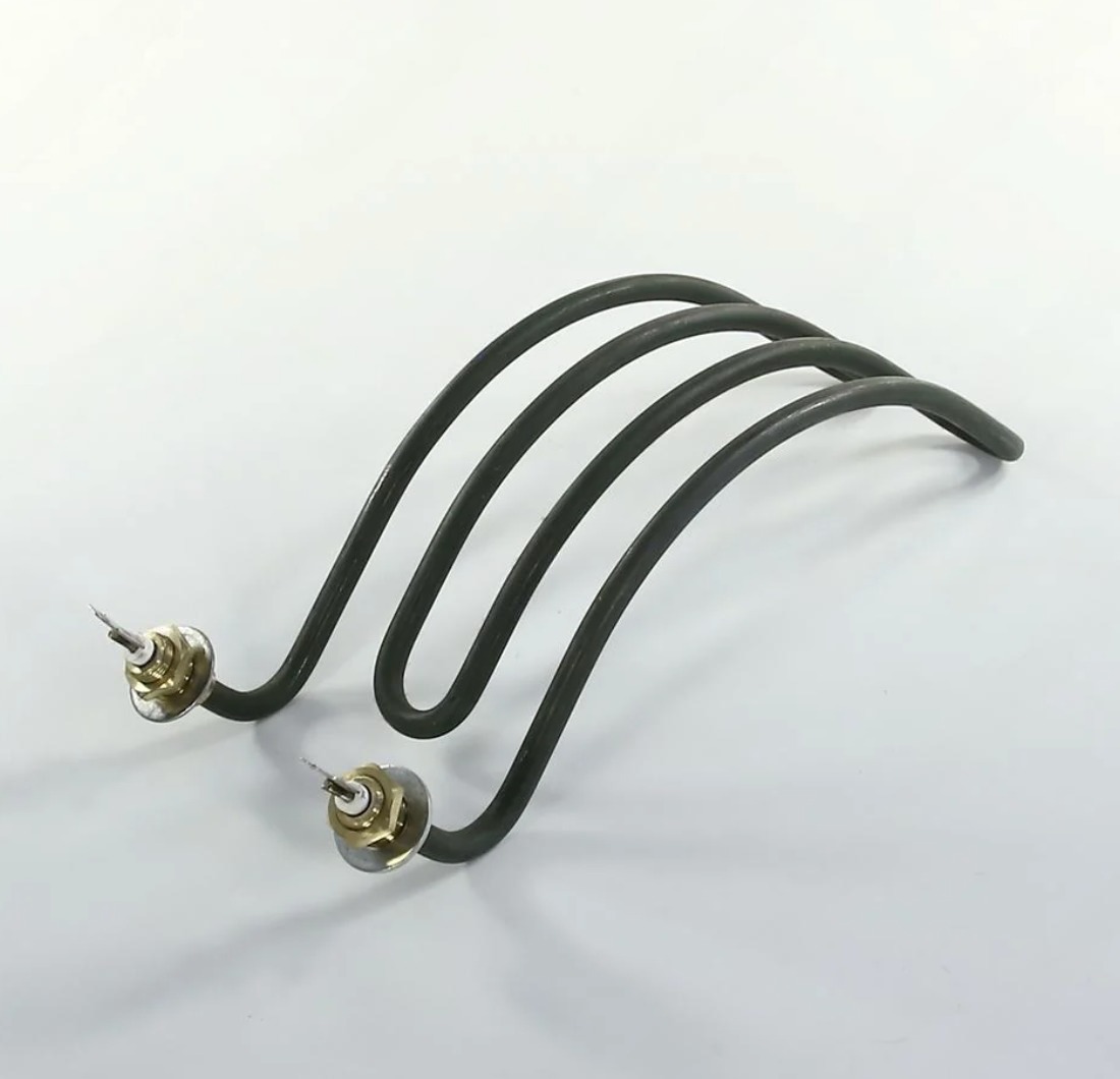 ТЭН печи шаурма 1500W 380V L-270X95мм изогнутый PSH001