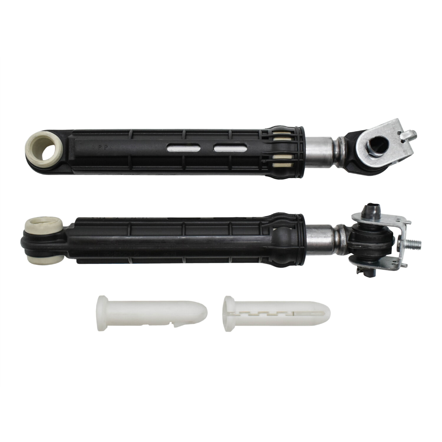 Амортизатор Indesit стиральной машины комплект 2 шт на гайке 100N + пальцы Ariston C00309597, 309597, 140744 Оригинал