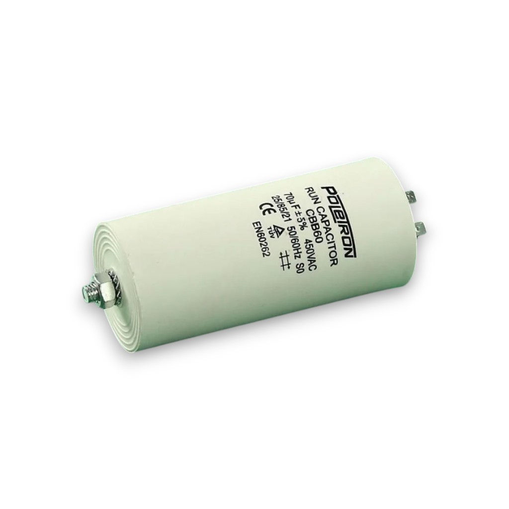 Конденсатор CBB60 70 мкф 450V пластик CAP539UN