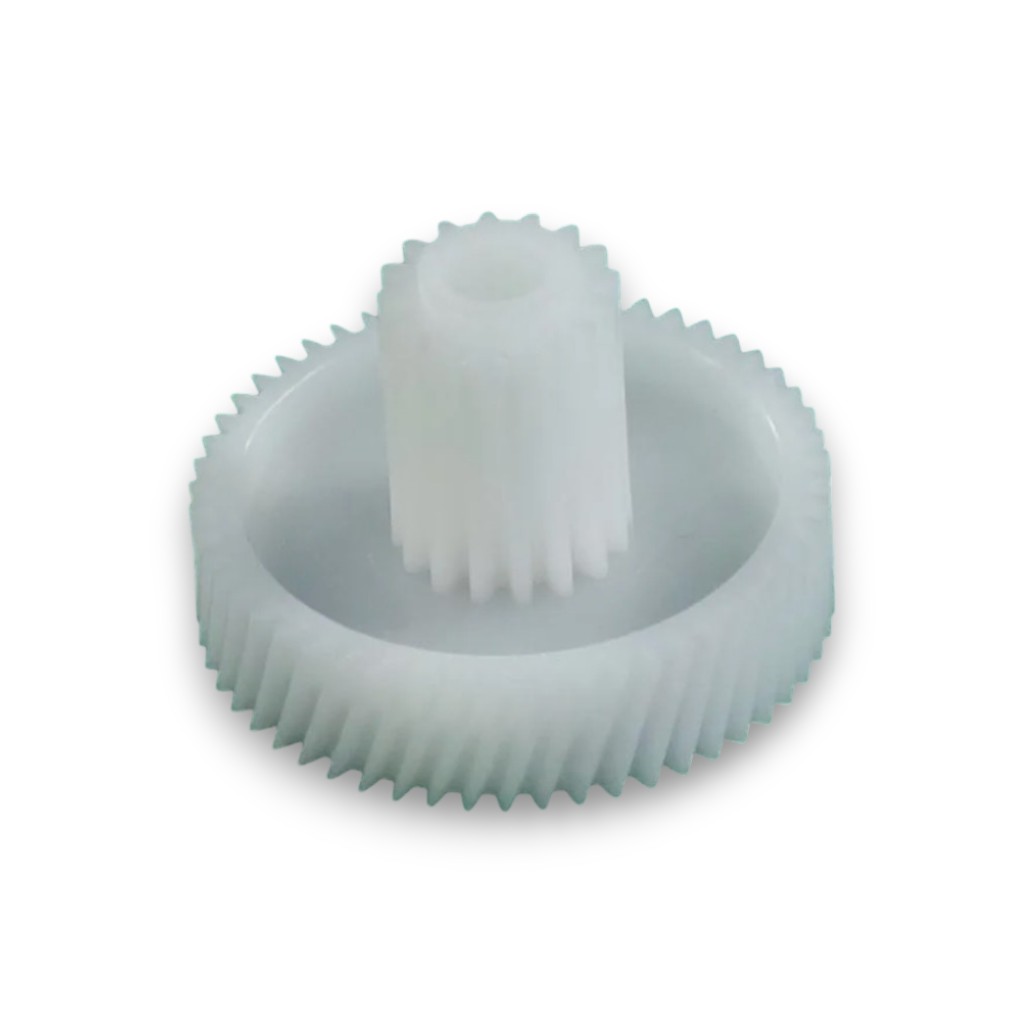 Шестерня мясорубки D47/18мм, H35мм, z54/16 косые/прямые, металл втулка
