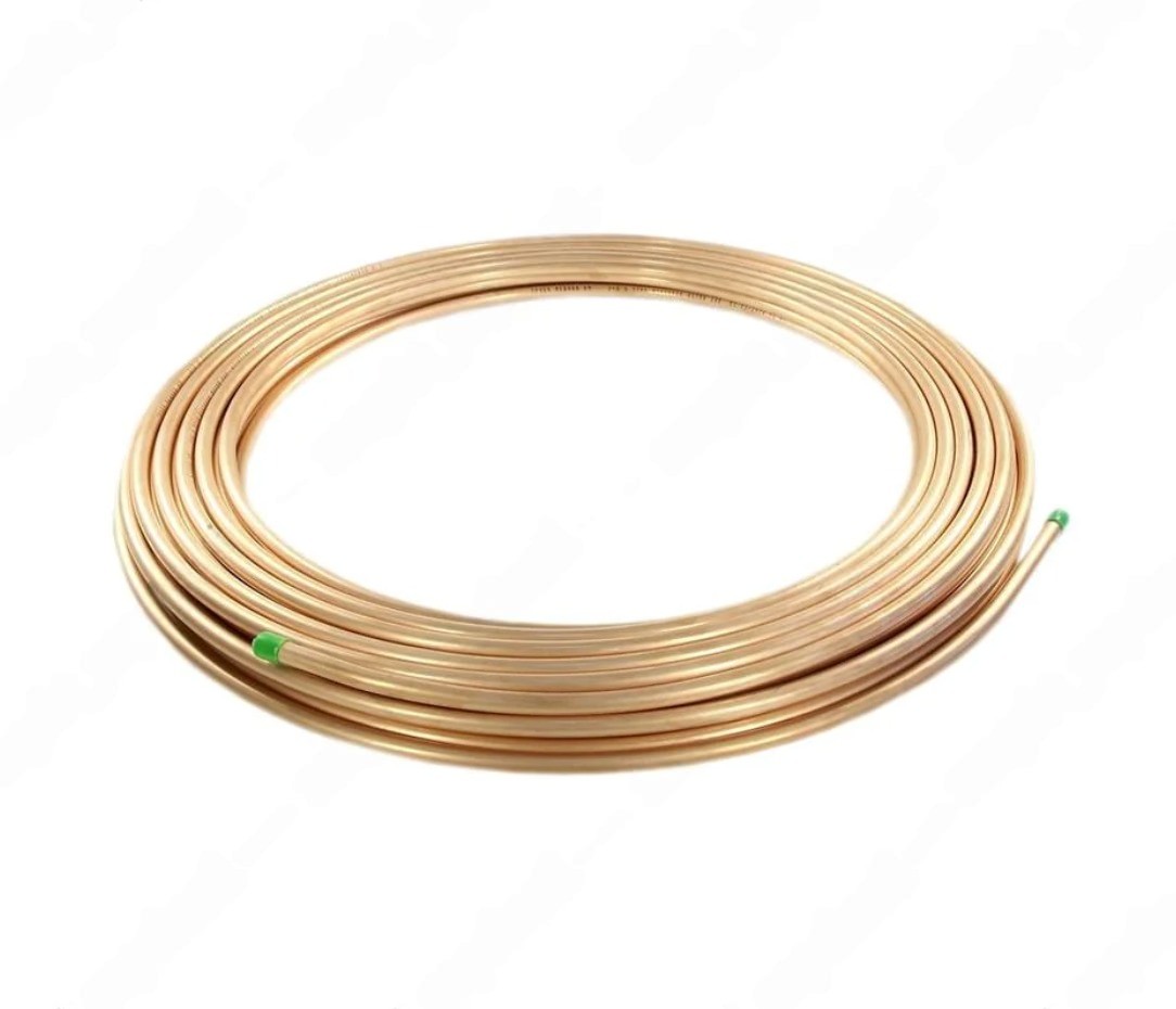 Медная труба Ø3/8″ (9,52×0,81 мм), бухта 30 м, Узбекистан
