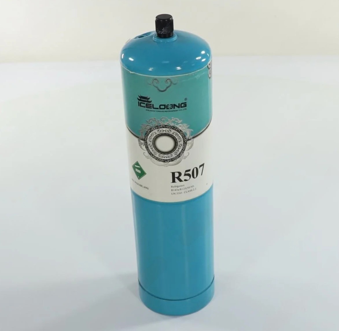 Фреон R-507 1105г с клапаном (650г хладагент)
