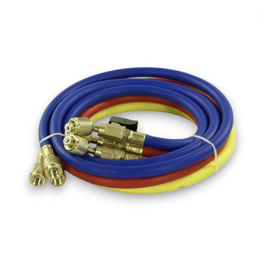 Шланг заправочный 150 см 1/4 600-3000 Psi 1шт WK