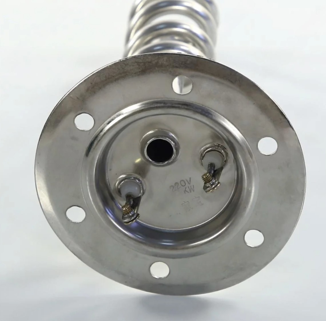 ТЭН водонагревателя 1500W 220V L112мм изогнутый нержавеющая сталь VN081