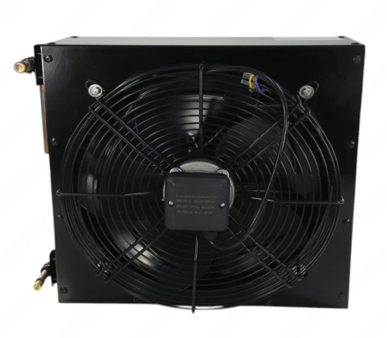 Конденсатор CD‑11,5 м² Ø350 мм с вентилятором и решёткой