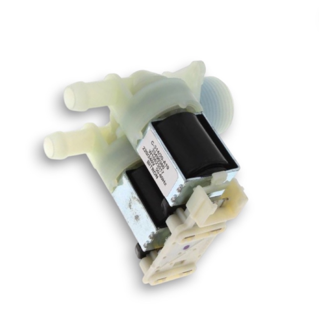 Клапан заливной 2-180 12mm Bitron Whirlpool, Indesit C00375008, 481010623017, Оригинал