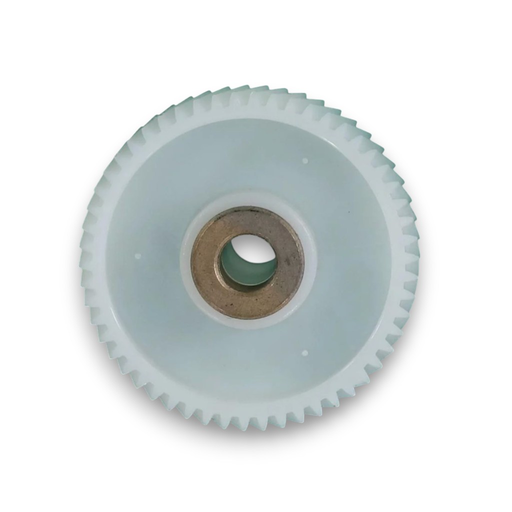 Шестерня мясорубки D47/18мм, H35мм, z54/16 косые/прямые, металл втулка